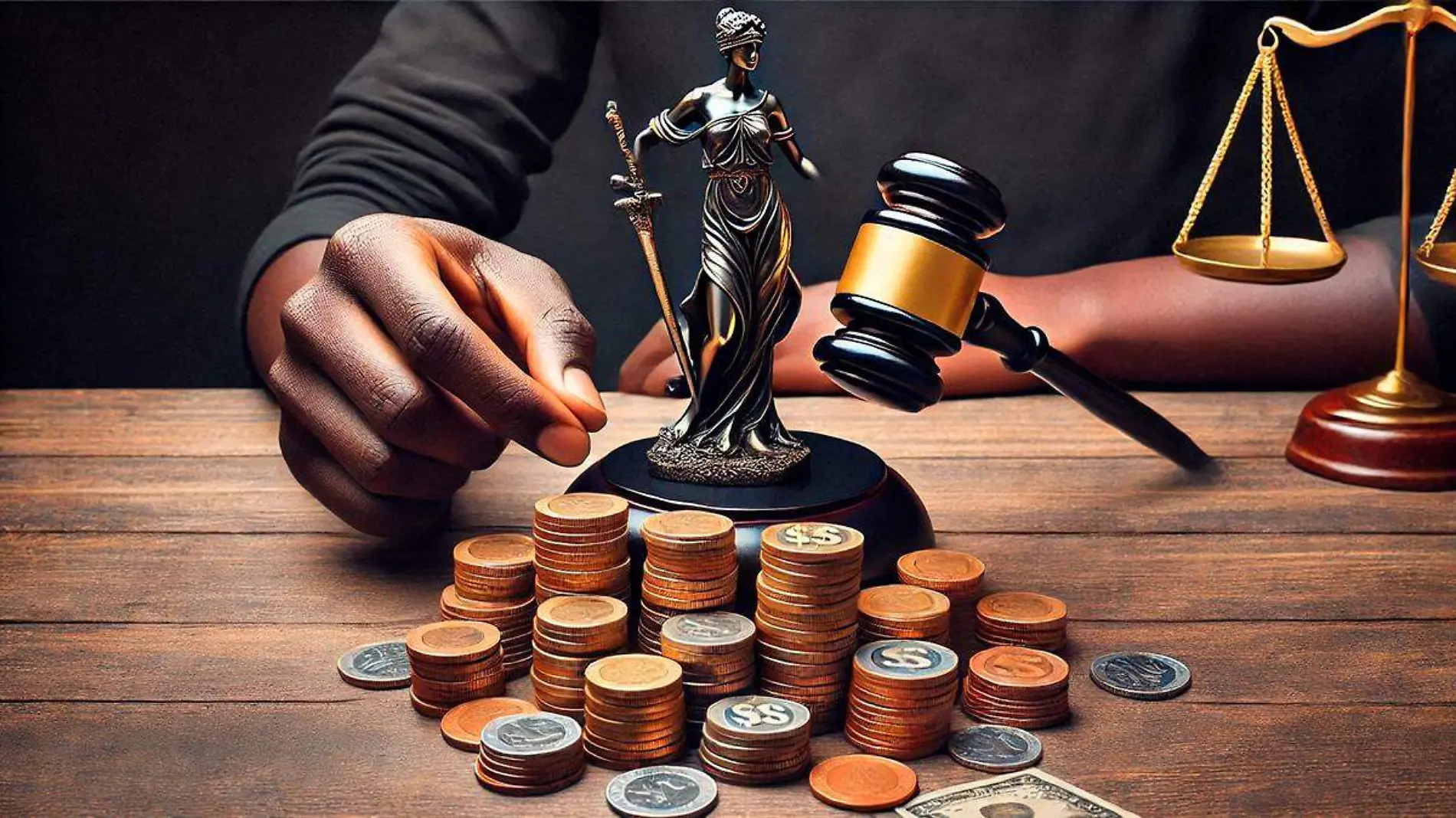 Justicia y monedas